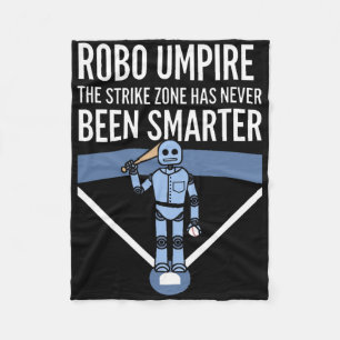 Funny Sell Robo Robot Umpire Fleece Blanket