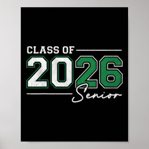 Funny Senior 2026 Cl Of 2026 Seniors Back To Schoo Poster