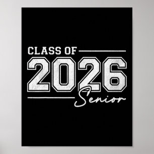 Funny Senior 2026 Cl Of 2026 Seniors Ck To School Poster