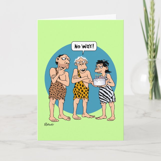 Funny Senior Birthday Card (Front)