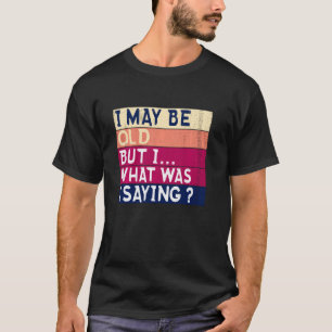 Funny Senior Citizens Old People Retro Vintage Tee