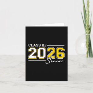 Funny Senior Year 2026 Graduation Class Of 2026 Se Card