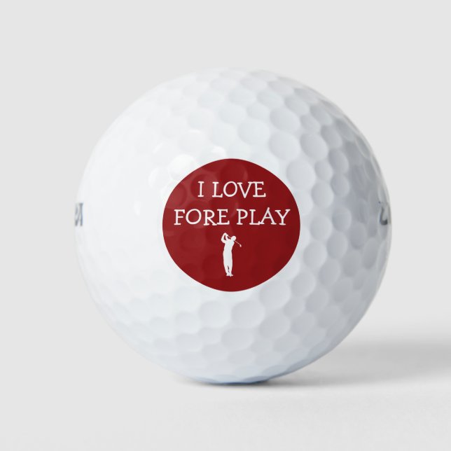 Funny Set Of Golf Balls (Front)