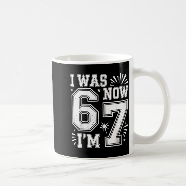 Funny Seven Year Old Birthday Design Kids  Coffee Mug (Right)