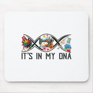 Funny Sewing Quilter Sewer Dna Quilting Hobby Craf Mouse Pad