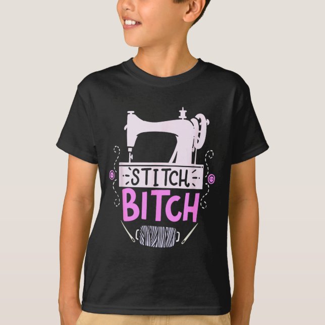 Funny Sewing Quilting Gift  T-Shirt (Front)