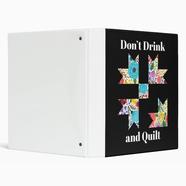 Funny Sewing Quilting Lovers Binder (Background)
