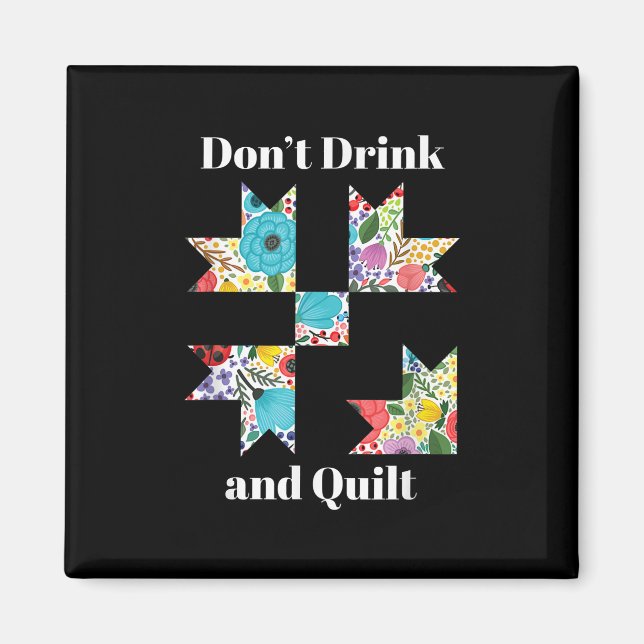 Funny Sewing Quilting Lovers Magnet (Front)