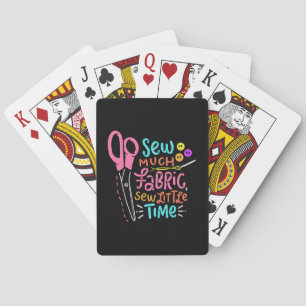 Funny Sewing - Sew Much Fabric Playing Cards