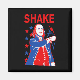 Funny Shake And Bake 4th Of July Couple Matching Magnet