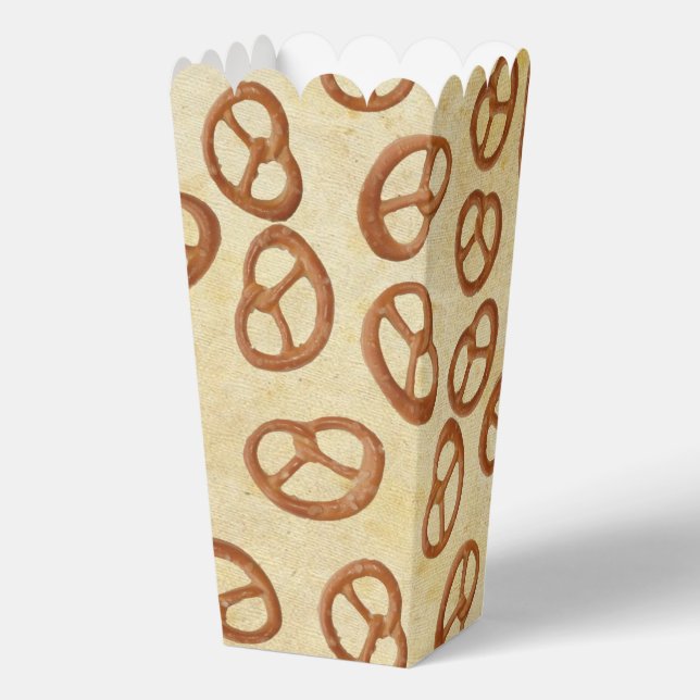 Funny Shapes pattern - pretzel 2 Favor Box (Back)
