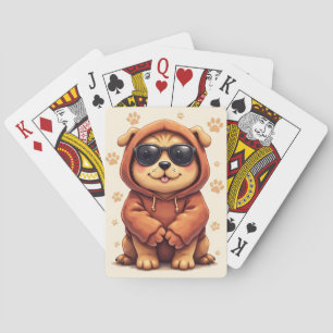 Funny Shar-Pei Kawaii Dog Playing Cards
