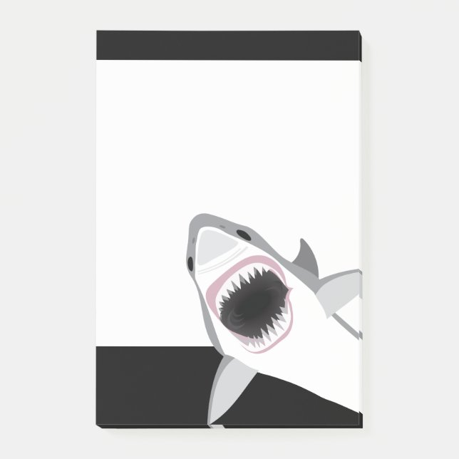 Funny Shark Attack Gift for Your Boss Post-it Notes (Front)