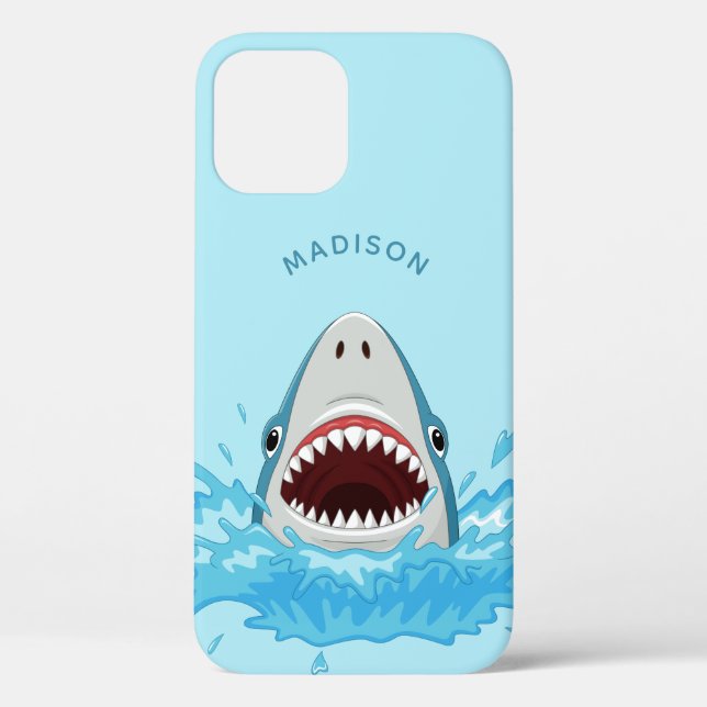 Funny Shark custom name phone cases (Back)