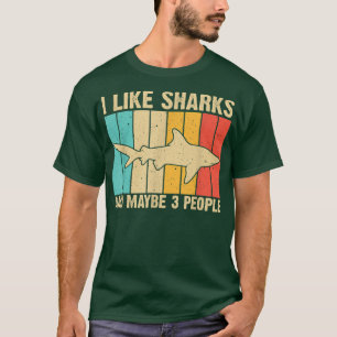 Funny Shark Design For Kids Men Women Animal Shark T-Shirt