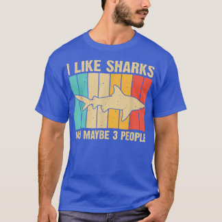 Funny Shark Design For Kids Men Women Animal Shark T-Shirt