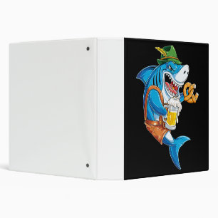Funny Shark Drink Beer - Crazy Shark Gifts Binder