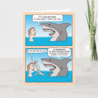 Funny Shark Encounter Birthday