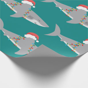 Funny Shark Extra Large Print Wrapping Paper