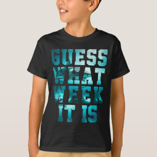 Funny Shark Guess What Week Awareness Suprt Summer T-Shirt