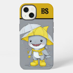 Funny Shark in Rain Boots – Beach Humour iPhone 13 Case