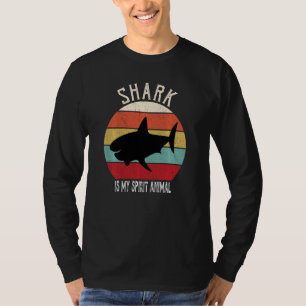 Funny Shark Is My Spirit Animal Men Women Boys Gi T-Shirt