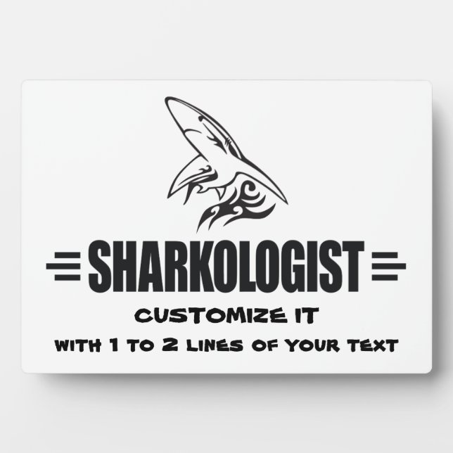 Funny Shark Plaque (Front)