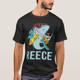 Funny Shark - Reece Name T-Shirt