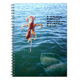 Funny Shark Wants Octopus, Notebook