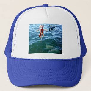Funny Shark Wants Octopus, Trucker Hat
