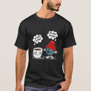 Funny She Loves Me More Coffee And Crochet Stuff T-Shirt