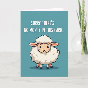 Funny Sheep Birthday Card