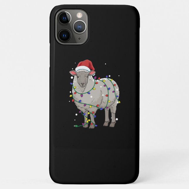 Funny Sheep Christmas | Santa Claus Gift Case-Mate iPhone Case (Back)