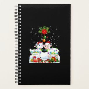Funny Sheep Christmas Tree Xmas Animal Gift Planner