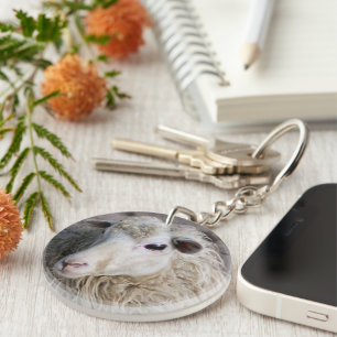 Funny Sheep Keychain