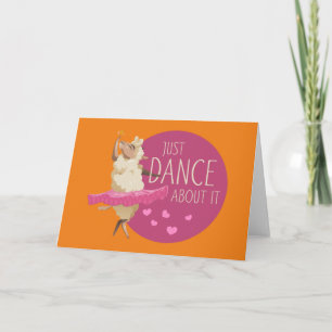 Funny Sheep Message - Just Dance About It 1 Card