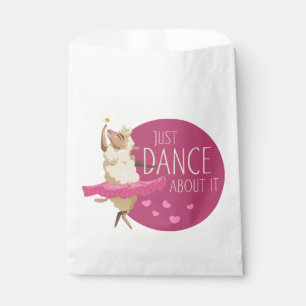 Funny Sheep Message - Just Dance About It 1 Favour Bag