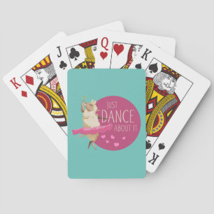 Funny Sheep Message - Just Dance About It 1 Playing Cards