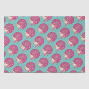 Funny Sheep Message - Just Dance About It 1 Tissue Paper