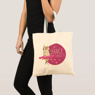 Funny Sheep Message - Just Dance About It 1 Tote Bag