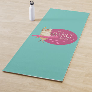 Funny Sheep Message - Just Dance About It 1 Yoga Mat