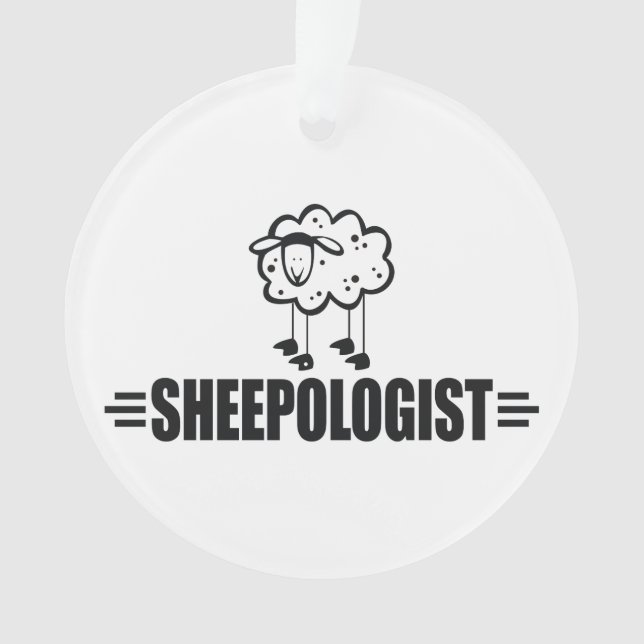 Funny Sheep Ornament (Front)