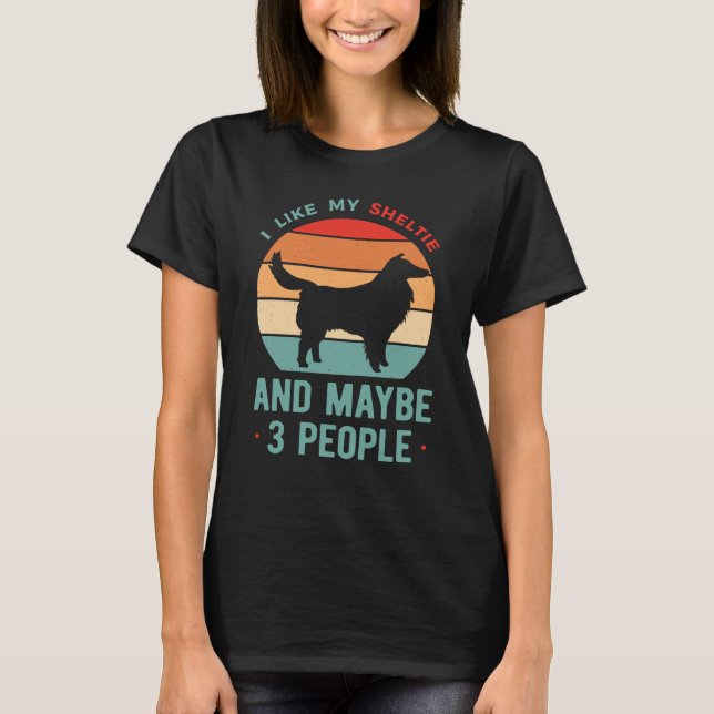 Funny Sheltie T-Shirt (Front)