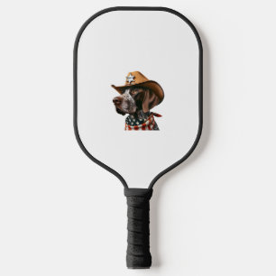 Funny Sheriff Dog Shirt German Pointer Dog Mom Wil Pickleball Paddle
