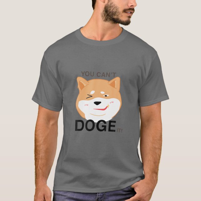 Funny Shiba Doge Coin T-Shirt (Front)
