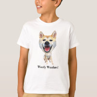 Funny Shiba Inu Dog Boys T-Shirt