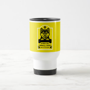Funny Shiba Inu Dog Lover Travel Mug