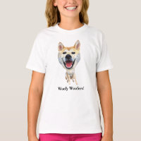 Funny Shiba Inu Girl's T-Shirt