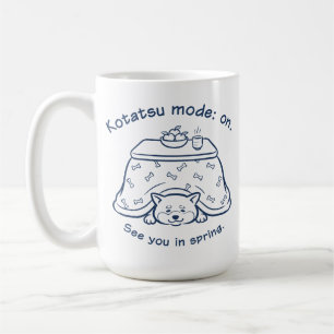 Funny Shiba Inu Kotatsu Mode Winter Coffee Mug