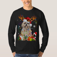 Funny Shih Tzu Christmas Reindeer Christmas Lights